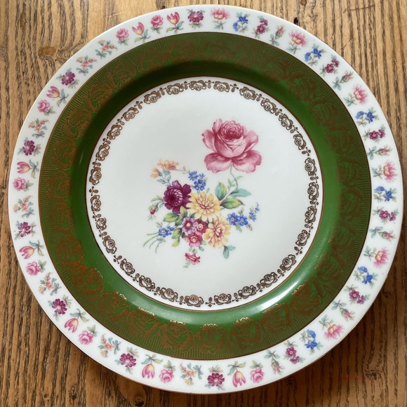 Vintage Porcelain German Bavarian Ceramic China Plate - Picture 3 of 5